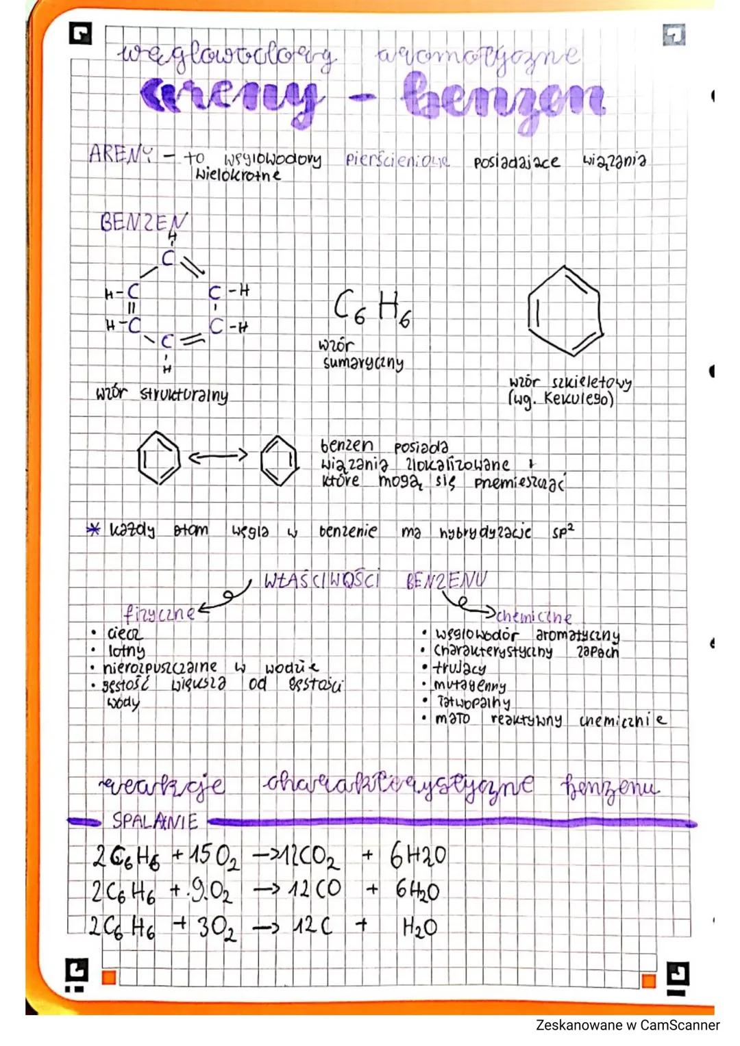 węglowoolorg
dramorgogne
areny - benzen
pierścienionyc
Posiadajace wiązania
AREMY - to węglowodory
Wielokrotne
.
BENZEN
H-C
HC
q
* kazoly at