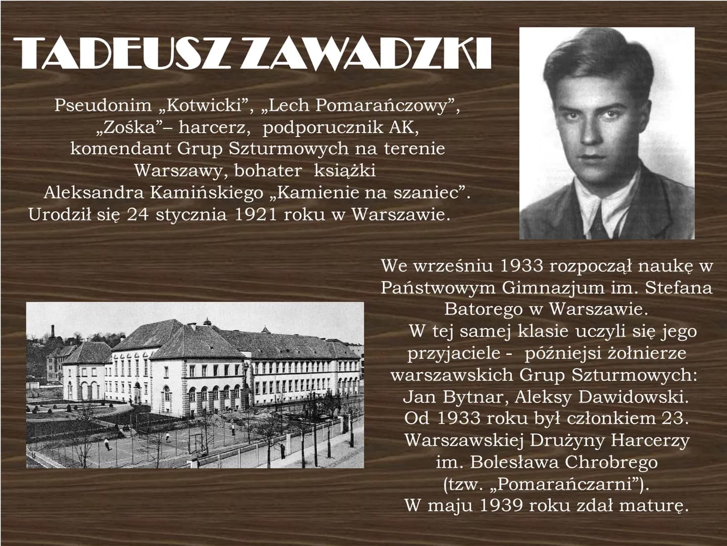 
<p>Wiersz Juliusza Słowackiego, zatytułowany "Kamienie na szaniec", jest fragmentem "Testamentu mego". Wiersz ten jest często omawiany, pon