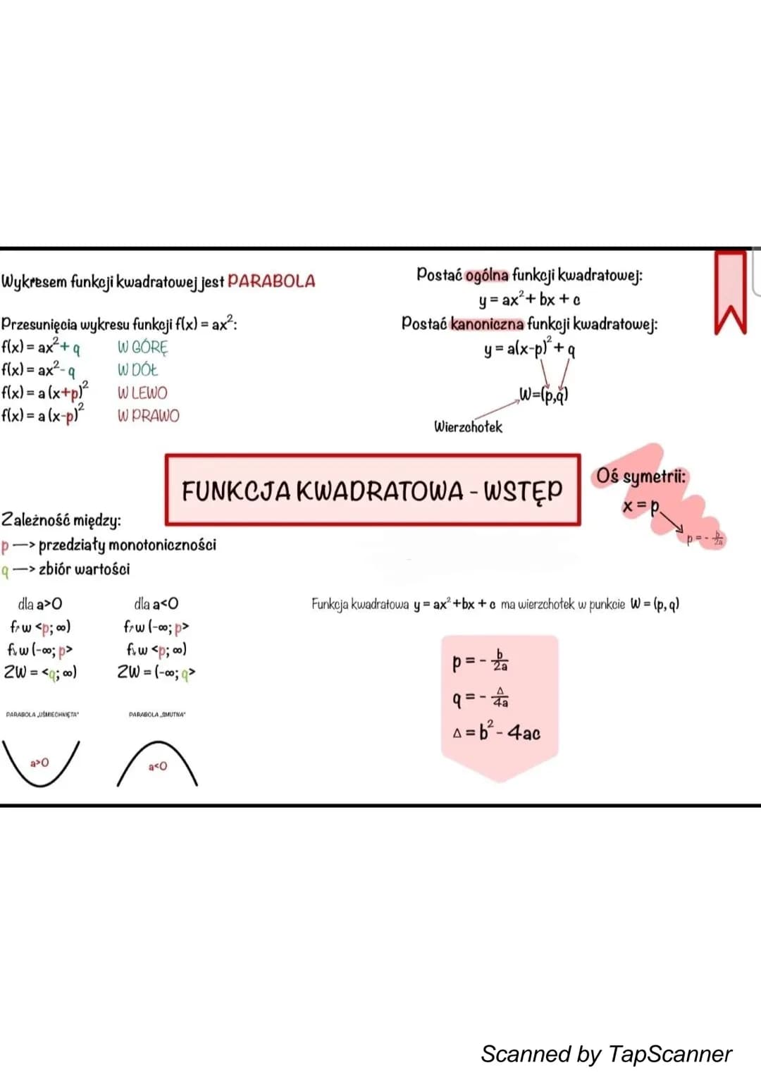 Postać kierunkowa: y = ax + b
współczynnik
kierunkowy
wyraz wolny
Przecięcie z osią OY w punkcie (0, b)
**
Proste przecinają się.
UKŁAD
OZNA