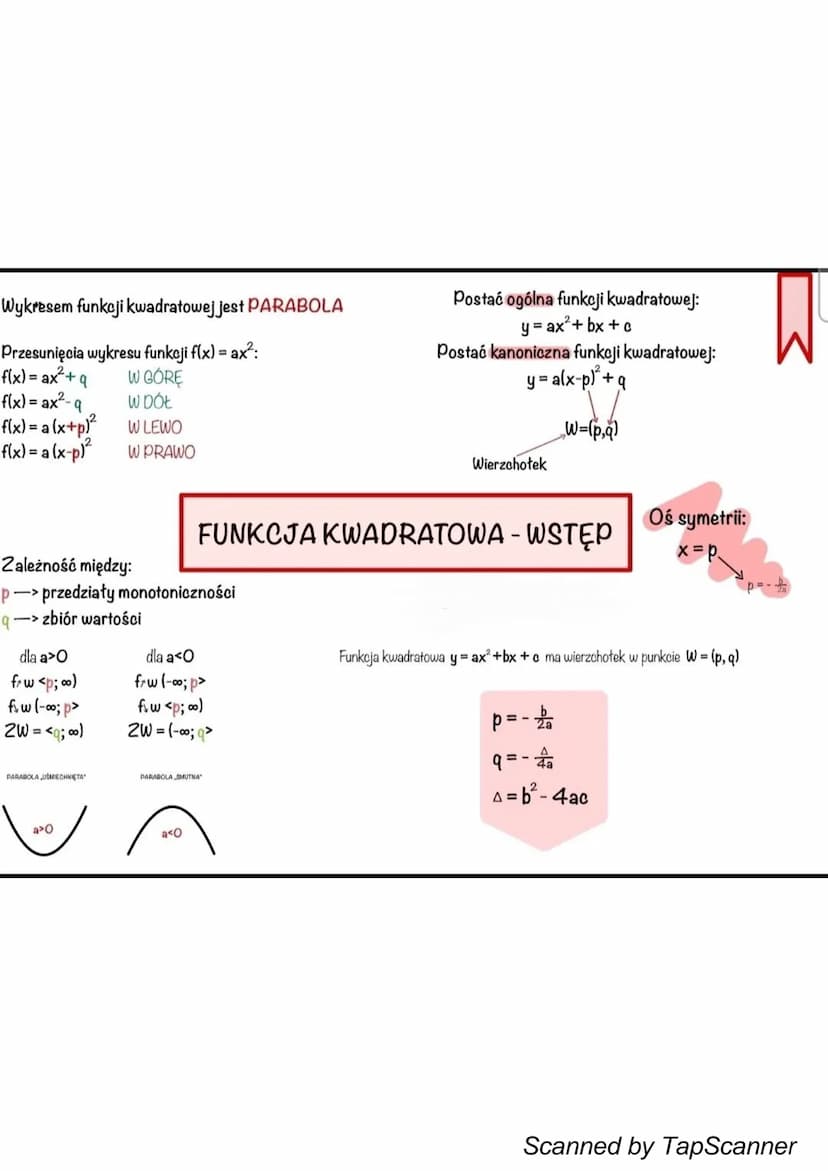 Postać kierunkowa: y = ax + b
współczynnik
kierunkowy
wyraz wolny
Przecięcie z osią OY w punkcie (0, b)
**
Proste przecinają się.
UKŁAD
OZNA