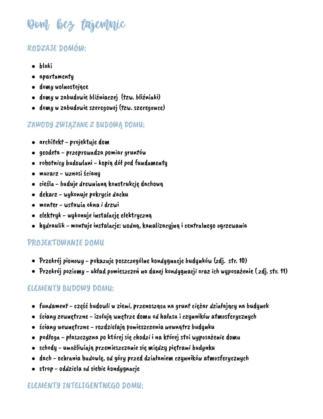 Dom bez tajemnic - Odkryj Najważniejsze Informacje