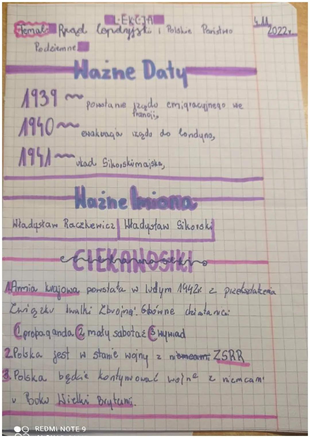 Rządy Londyńskie i Polskie Państwo Podziemne - Historia Niezłomna