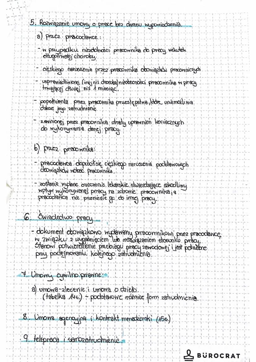 U
1
FORMY
1. Podstawowe formy zatrudnienia
ZATRUDNIENIA
d
(0) umowa według kodekov pracy:
nowa o pracę.
b) umowy cywilnoprawne
umowa zleceni