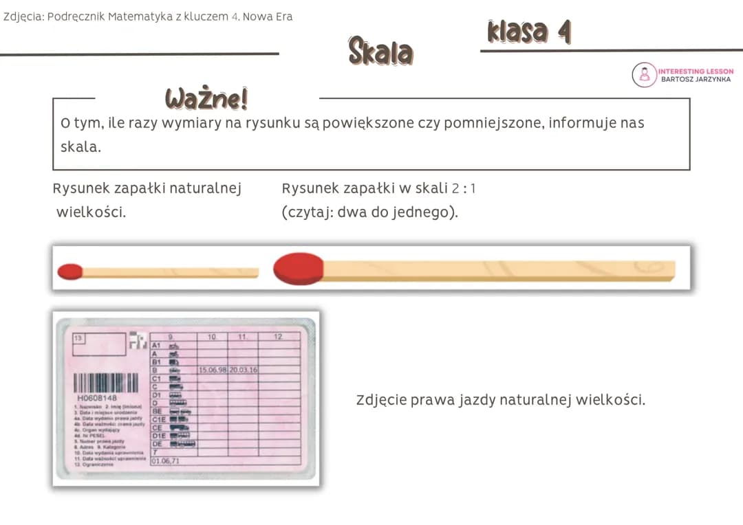 Skala klasa 4 Matematyka