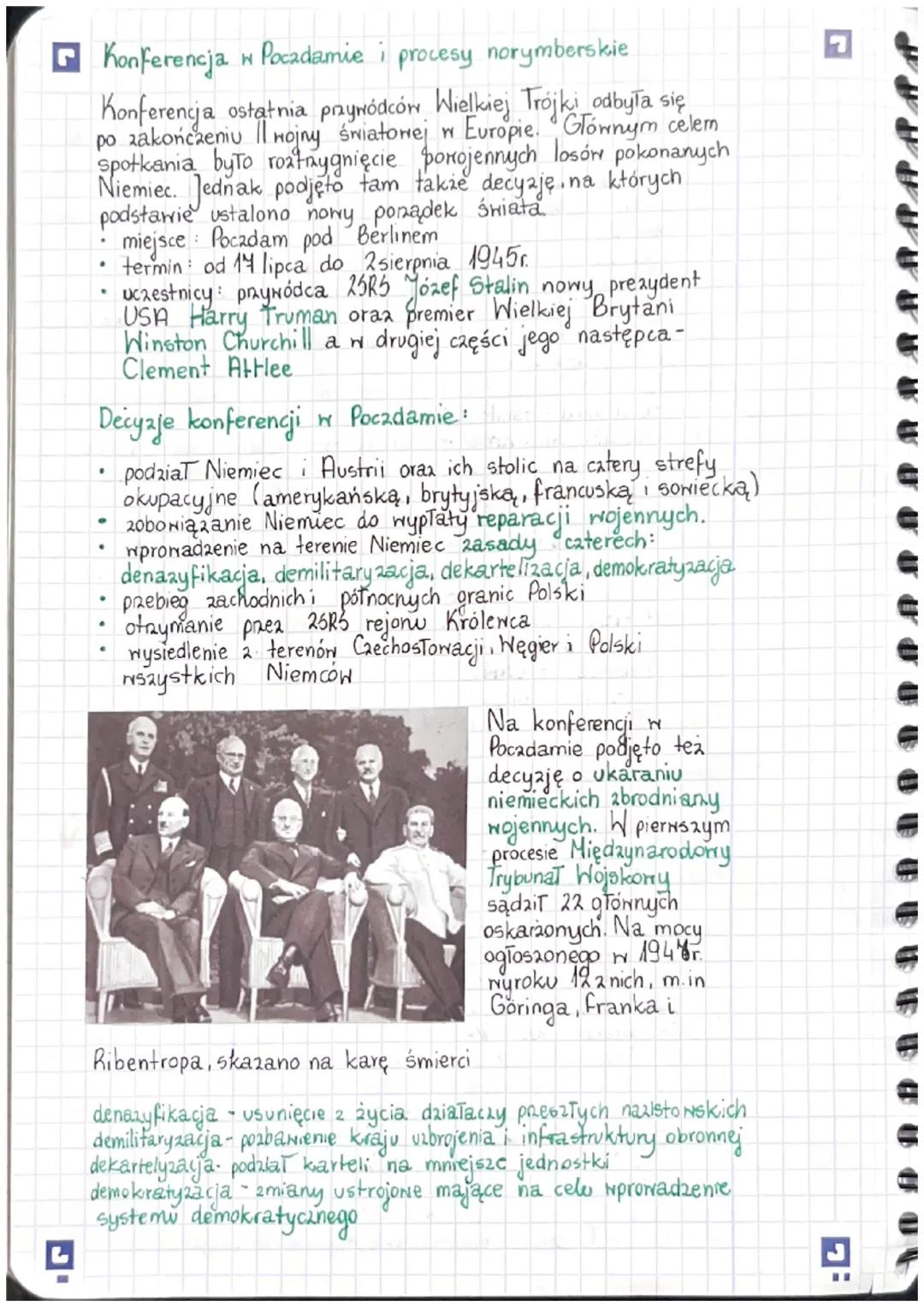 L
POCZĄTEK ZIMNEJ WOJNY
Skutki II wojny światowej:
Trwająca prawie
6 lat
Hojna przyniosła ogromne straty. W wyniku
tego konfliktu śmierć pon