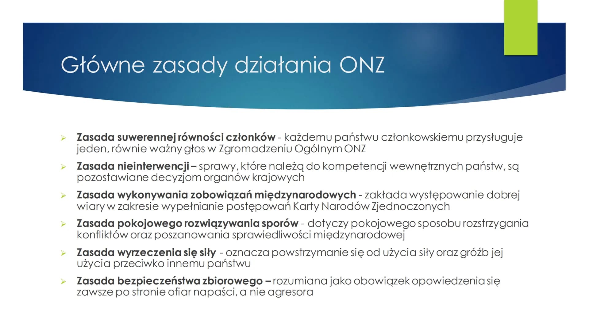 
<h2 id="onzzaoyciele">ONZ założyciele</h2>
<p>Organizacja Narodów Zjednoczonych to międzynarodowy sojusz powołany do utrzymania pokoju i be