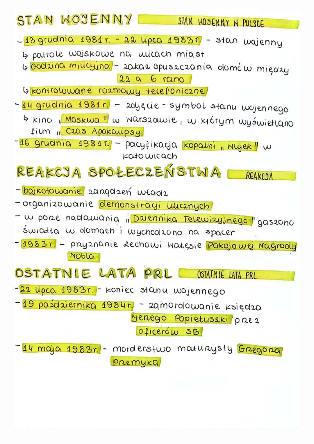 Stan woje-
hny
w polsce
WPROWADZENIE STANU WOJENNEGO
- wprowadzono system kartkowy
- październik 1981 r.
I sekretanem KC P2PR 20staje
genera