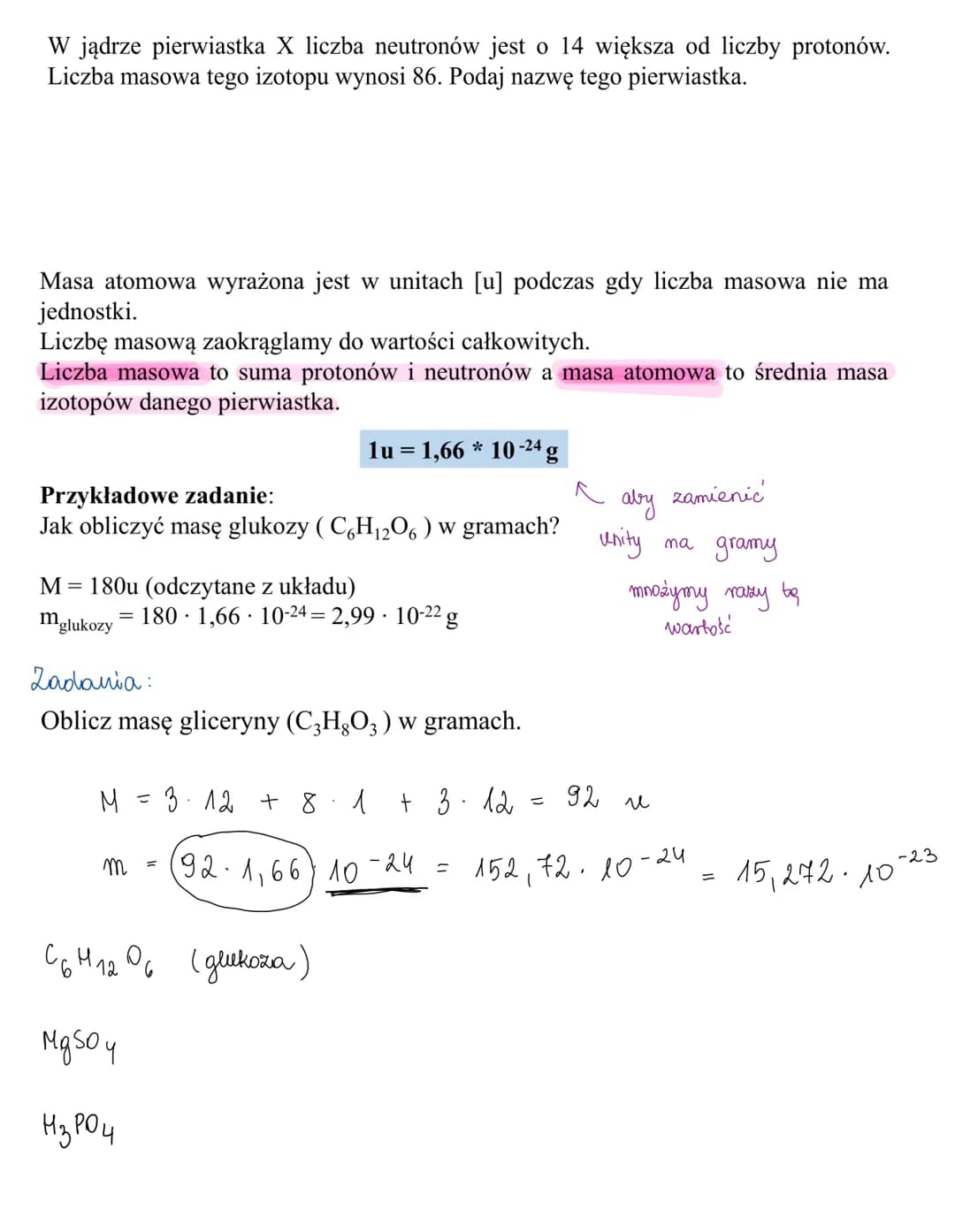 Carbon atom
BUDOWA
6 protons
+ 6 neutrons
electron
proton
neutron
ATOMU
L shell
(8 electrons)
K shell
(2 electrons)
electrons
proton
pęd - j