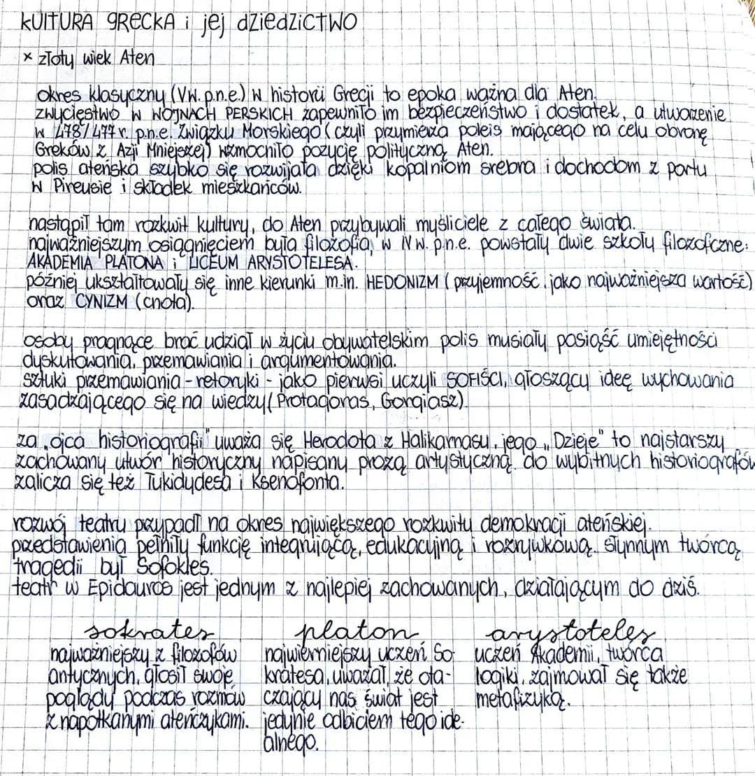 KUITURA GRECKA i jej dziedzictwo
XzToty wiek Aten
okres klasyczny (Vw. p.n.e.) w histori Grecji to epoka ważna dia Aten
zwycięstwo W WOJNACH