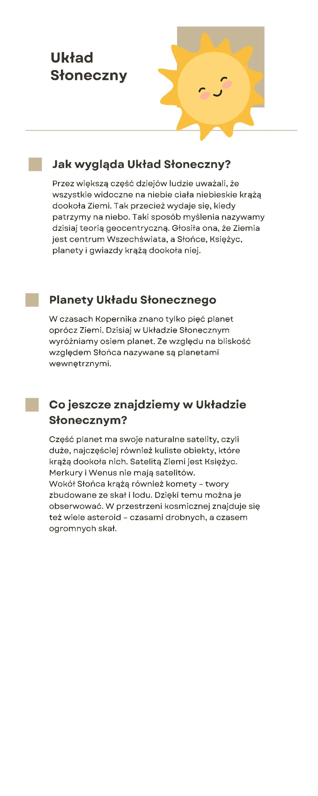 Układ Słoneczny - Ciekawostki i Opis Planet dla Dzieci