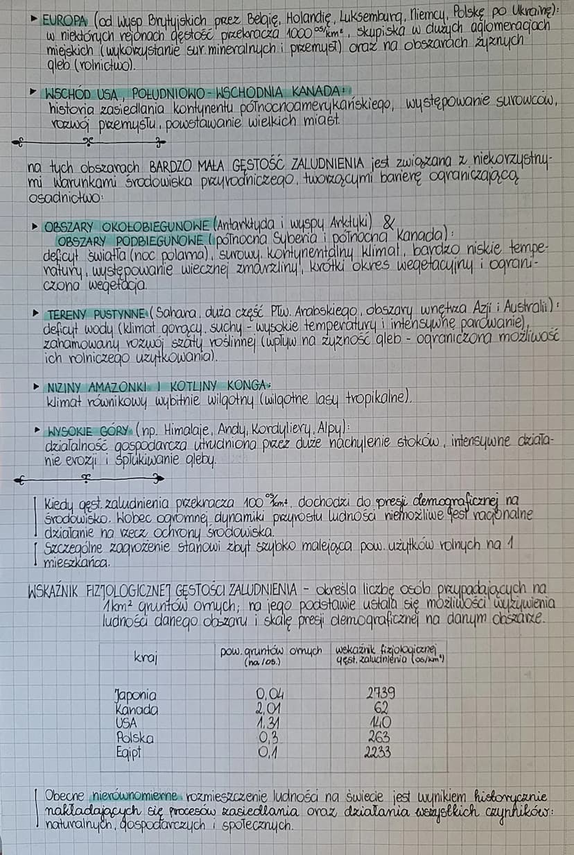 obszary o największej gęstości zaludnienia na świecie:
► WSCHODNIA AZJA (wsch. Chiny. Płw. Koreański. Japonia):
25% ogólu ludności świata do