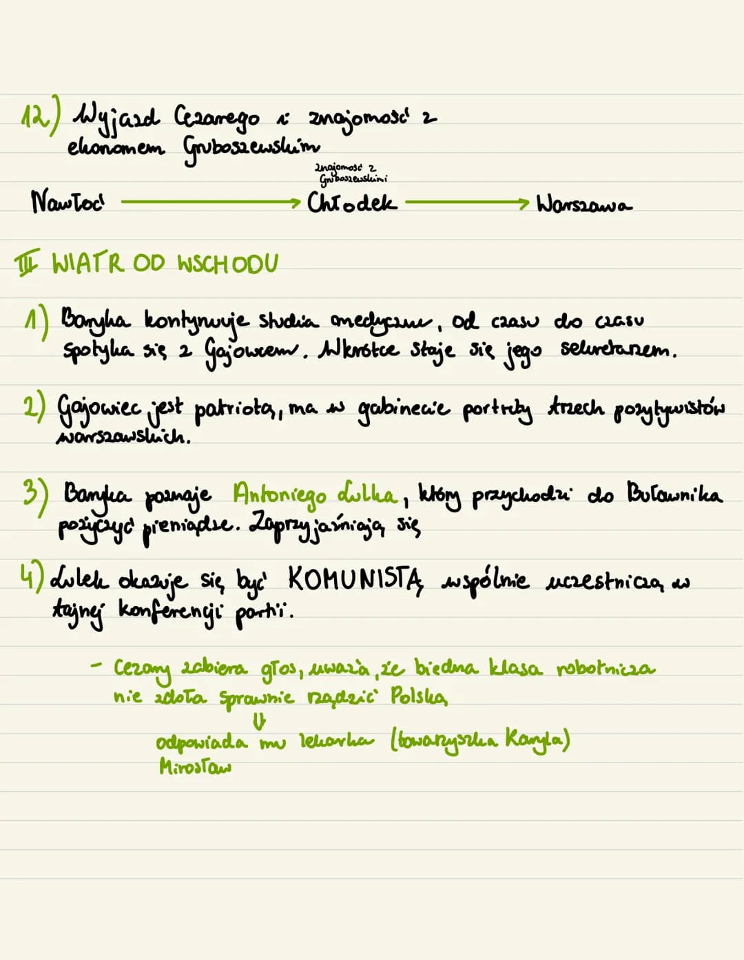 Przedwiośnie"
I RODONOD
Przedmowa do lektury- opis relagi rodzinnych
Jadwiga Barykowa 2 Da, browskich, rodem 2 Siedlec
(ezory Bonyka - beztr