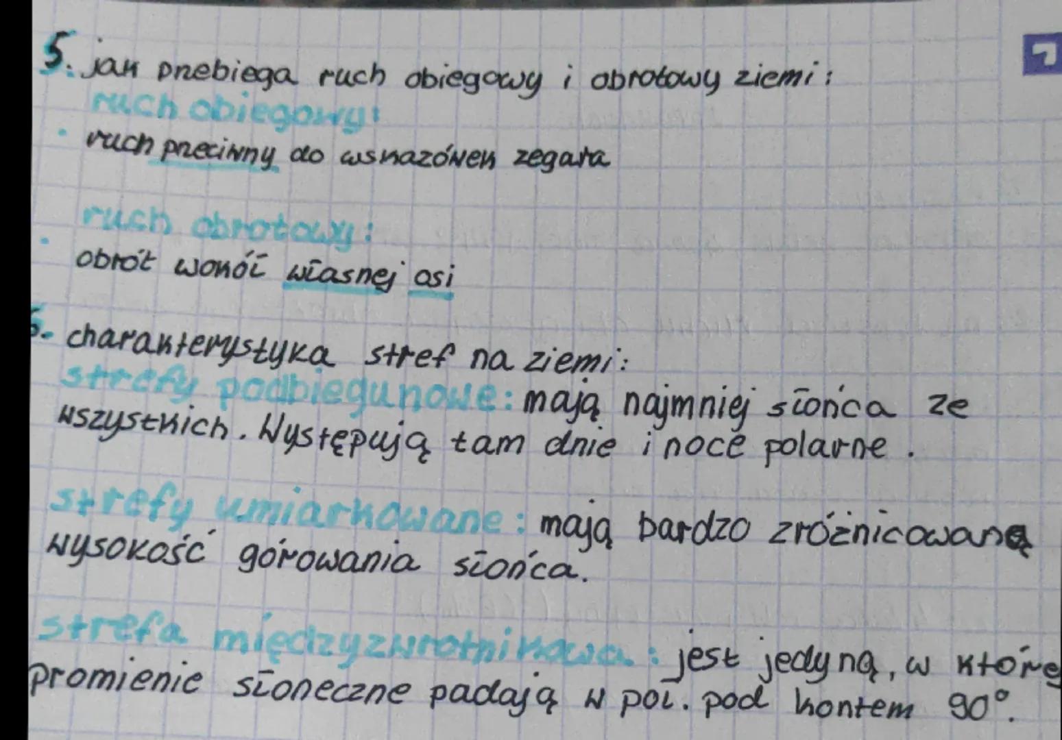 # GEOGRAFIA
sprawdzian

1. Planety:
- merkury, wenus, ziemia, mars, Jowisz, saturn, uran, neptun

2. następstwa ruchu obiegowego i obrotoweg
