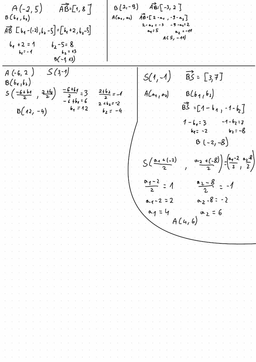 Współrzędne wektora
A(x₁, y₁)
B(x₂, 4₂)
AB [×₁²×₁ ; 4₁-9₁]
Уг-да
AB [5,-3]
y=x²
y=(x-2)²
Długość wektora AB
|AB| = √(x₂-x₂)² + (1₂-3₁)²
AB[a