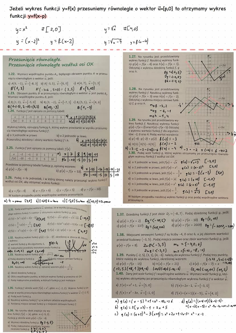 Współrzędne wektora
A(x₁, y₁)
B(x₂, 4₂)
AB [×₁²×₁ ; 4₁-9₁]
Уг-да
AB [5,-3]
y=x²
y=(x-2)²
Długość wektora AB
|AB| = √(x₂-x₂)² + (1₂-3₁)²
AB[a