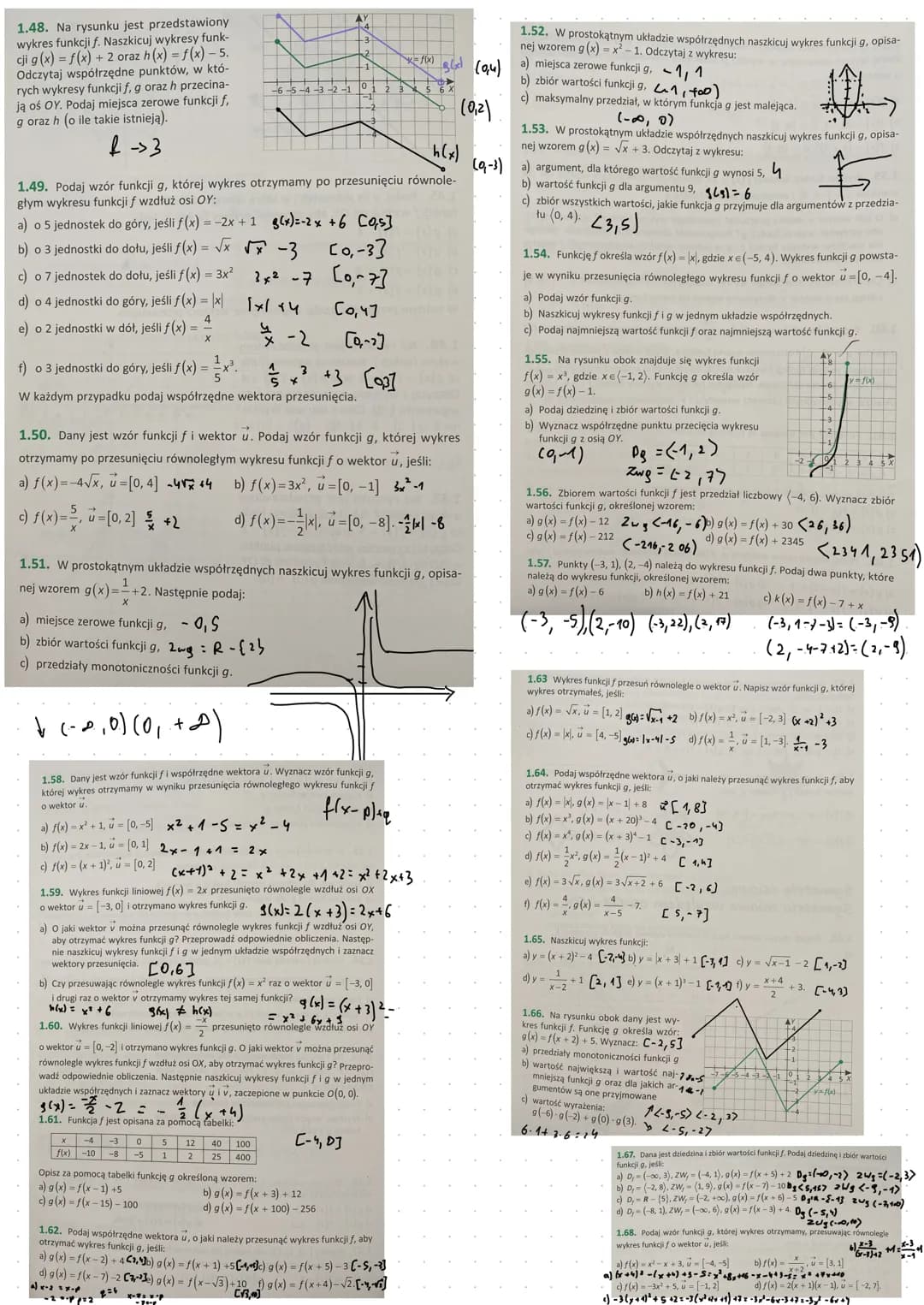 Współrzędne wektora
A(x₁, y₁)
B(x₂, 4₂)
AB [×₁²×₁ ; 4₁-9₁]
Уг-да
AB [5,-3]
y=x²
y=(x-2)²
Długość wektora AB
|AB| = √(x₂-x₂)² + (1₂-3₁)²
AB[a