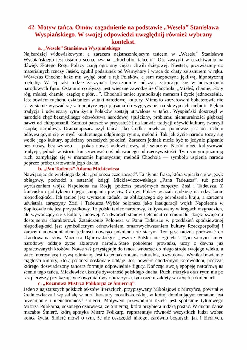 PYTANIA JAWNE
„WESELE” STANISŁAWA WYSPIAŃSKIEGO
38. Co utrudnia porozumienie między przedstawicielami różnych grup
społecznych? Omów zagadni