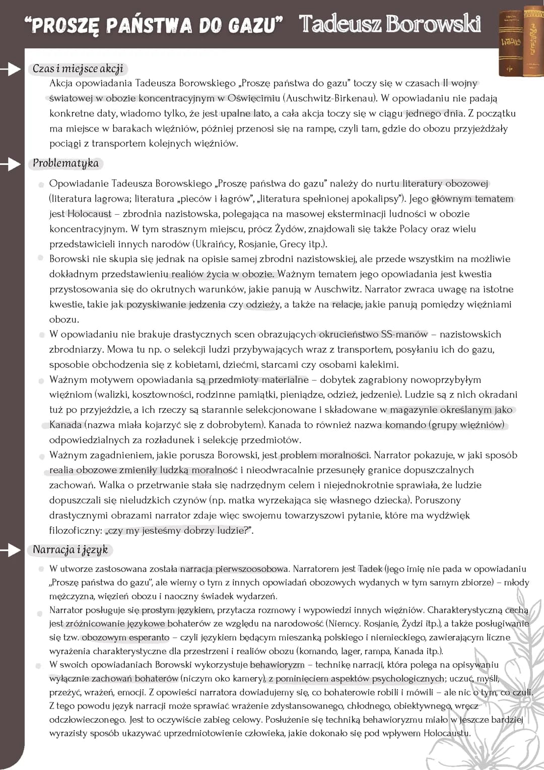 Tadeusz Borowski "Proszę państwa do gazu"