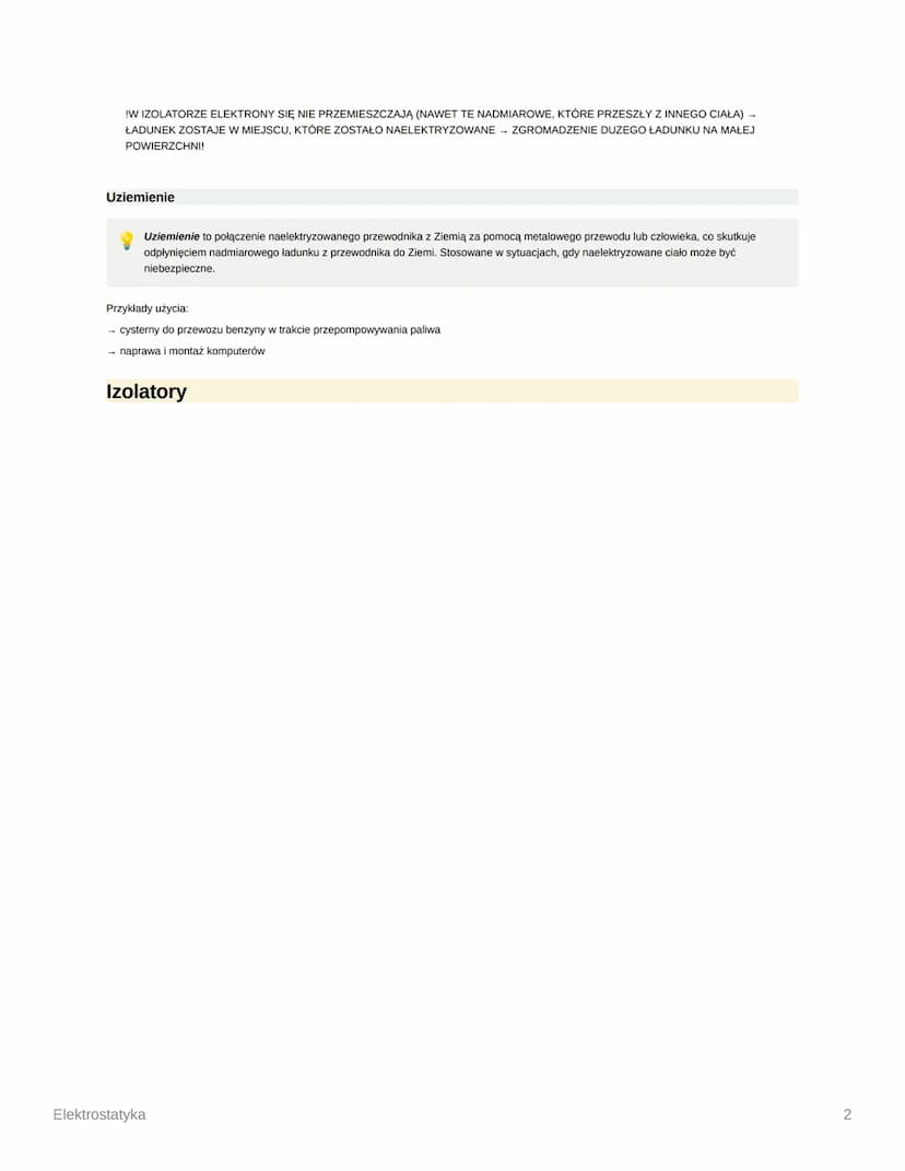 Elektrostatyka
Week
✓ Files
Column
Unit/Module Unit 1
1. Ładunek elektryczny, przewodniki
Ładunek elektryczny
Ładunek elektryczny = wielkość