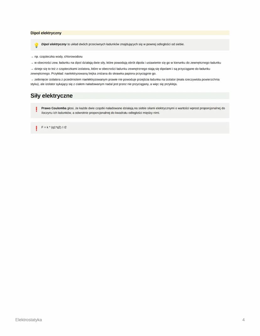 Elektrostatyka
Week
✓ Files
Column
Unit/Module Unit 1
1. Ładunek elektryczny, przewodniki
Ładunek elektryczny
Ładunek elektryczny = wielkość