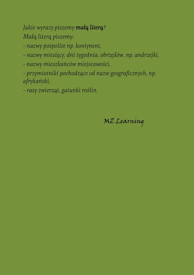 
<h2 id="zasadypisowni">Zasady pisowni ó</h2>
<p>Pisząc "ó", musimy pamiętać o kilku zasadach:</p>
<ul>
<li>używamy "ó" gdy w innych formach