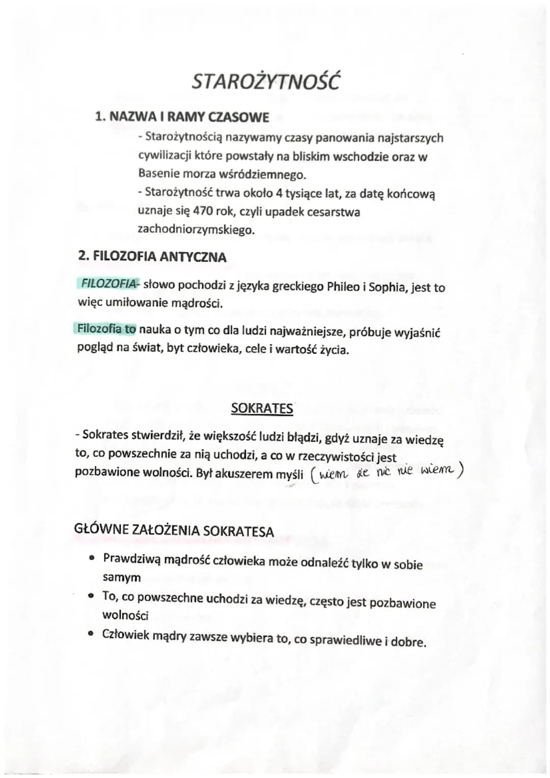 STAROŻYTNOŚĆ
1. NAZWA I RAMY CZASOWE
- Starożytnością nazywamy czasy panowania najstarszych
cywilizacji które powstały na bliskim wschodzie 