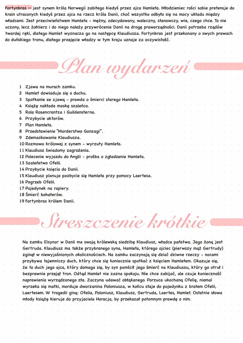 Hamlet - William Szekspir
Geneza
Pomysł tragedii zaczerpnął autor z XIII-wiecznej duńskiej kroniki Saxo Drammaticusa, ale nie bezpośrednio, 