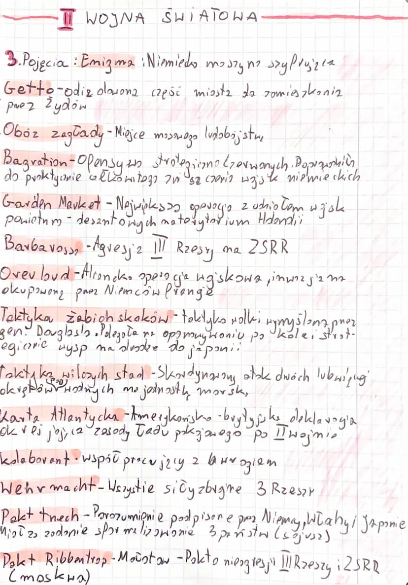 IT WOJNA
ŚWIATOWA
WAZNE WY DAZENIA CHRONOLOGICZNIE
-Atak M RZESZY
- Bitwa madbzurĄ (09.09.39), WiZNĄ (07.09.39)
- Obvona WESTERPLATTE (01.09