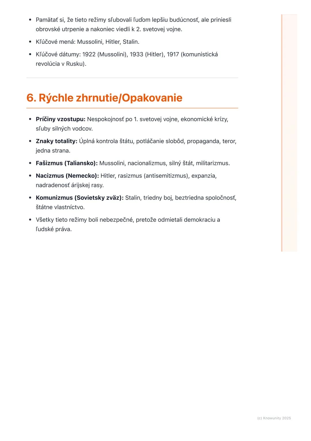 # Vzostup totalitných režimov
(fašizmus, nacizmus,
komunizmus)

1. Prehľad vzostupu totalitných režimov

Po prvej svetovej vojne bola Európa