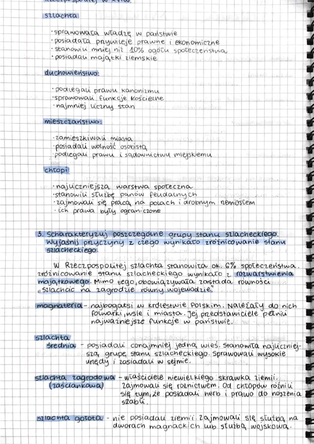 spoleczenstwo państwa
Jagiellonów w XVI wieku
DATY, NAZWISKA, POJĘCIA:
stany społeczne: szlachta, duchowieństwo, mieszczaństwo, chłopstwo
Lu