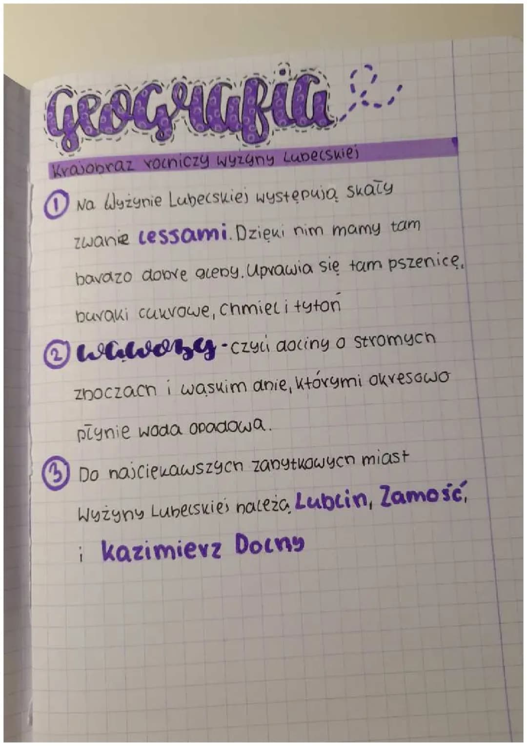 Geografia Krajobraz rolniczy Wyżyny Lubelskiej