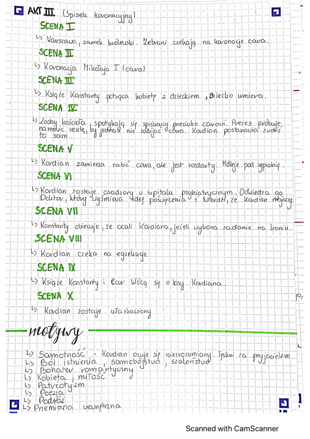 Kordian
-idea
↳ Stanovi polemily & mesjanizmem predstavichym sa Talczęści
oraz
poustania listopadavego.
↳ Stovacki navoTuje do aktywnej walk