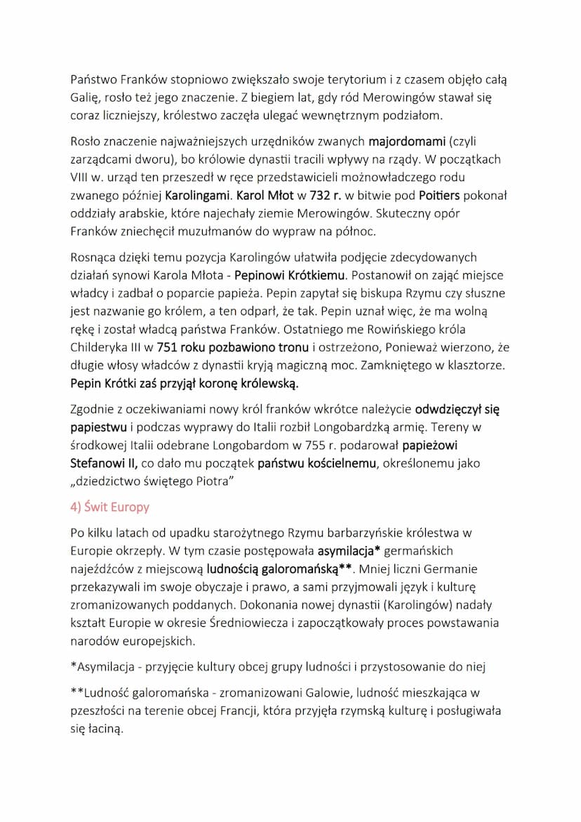 NA GRUZACH IMPERIUM RZYMSKIEGO
1) Pierwsze państwa barbarzyńskie
Germańscy wodzowie na gruzach Imperium Rzymskiego zakładali własne
państwa,