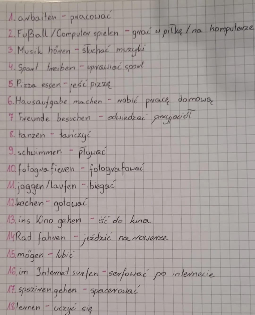 J. niemiecki

Powitania

Pożegnania

• Hallo! cześć

• Isús - czese

Guten Morgen-do 1200 - Auf Widensehen-
Dzień dobry
Do widzenia

Guten T