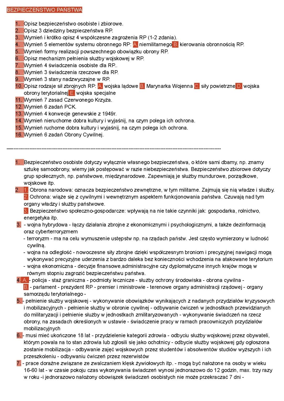 Bezpieczeństwo państwa