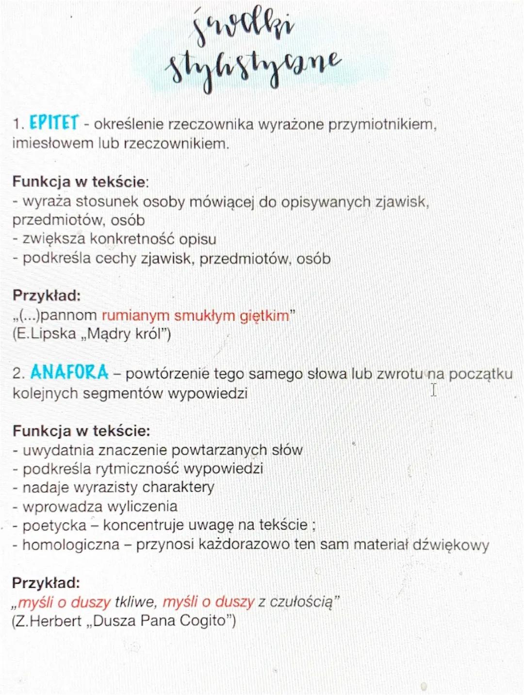 Środki stylistyczne - przykłady i funkcje dla dzieci