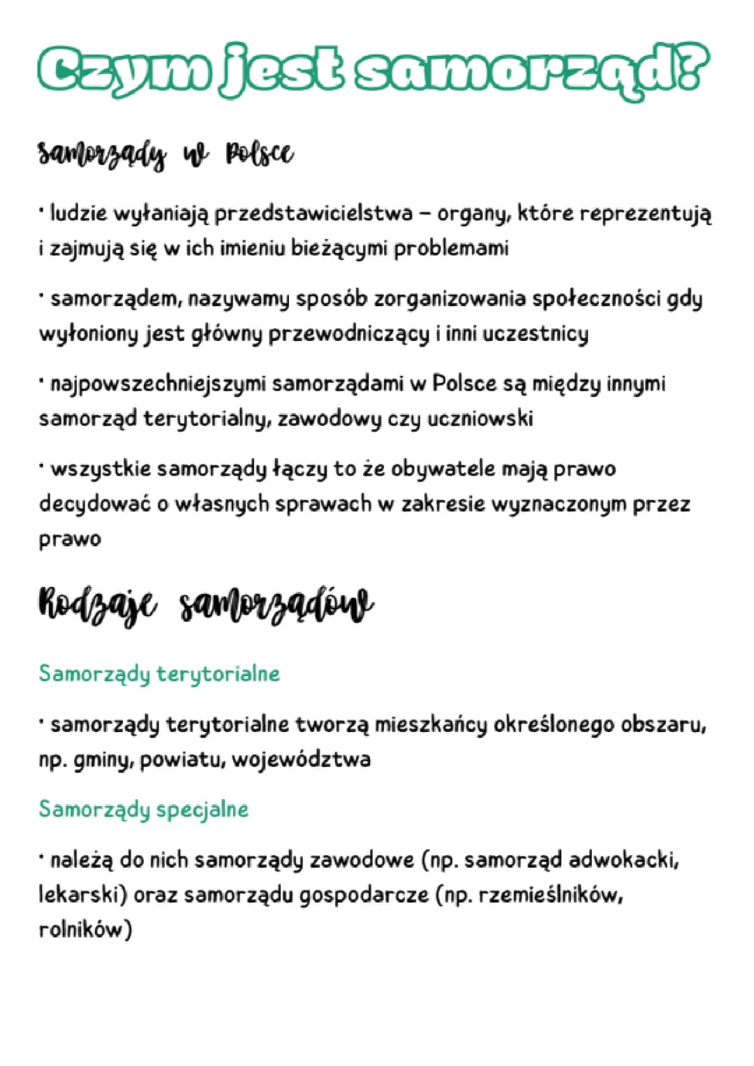 Czym jest samorząd terytorialny i jakie ma zadania?
