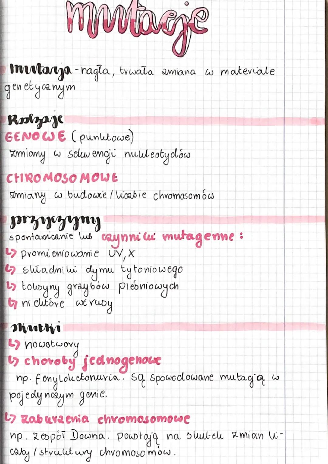 Prooo bage
muntanya-nagła, trwała zmiana w materiale
genetycznym
Roshpje
GENOWE (punktowe)
zmiany w selewengi nukleotydów
CHROMOSO MOWE
Zmia