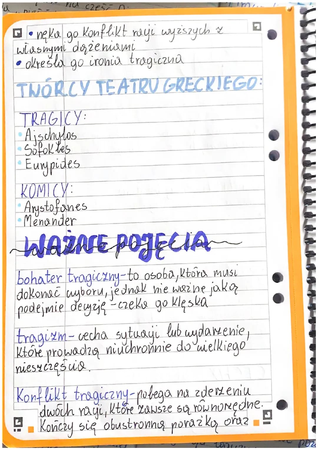 VOKIE
POLSKI
POCHODZENIE
ANTYC2NE
TRAGEDII
Ey:
• tragedia antyczna, wywodzi się ze świąt,
obchodzonych na cześć boga Dionixosa.
0
CECHY TEAT