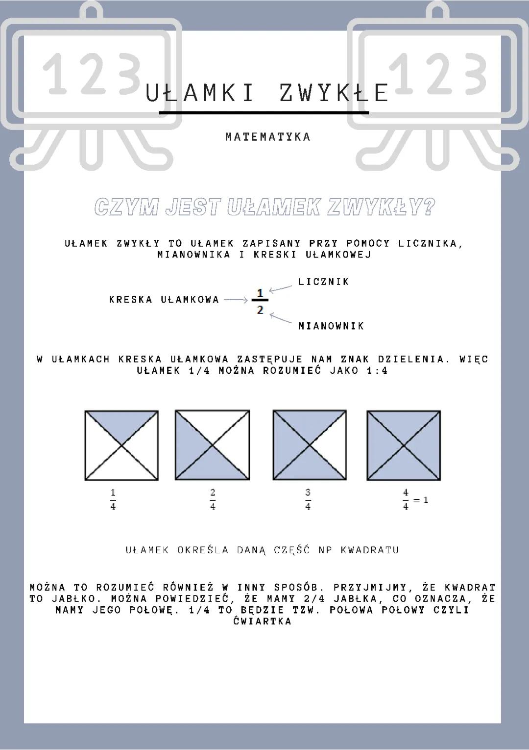 Fun with Fractions: Exercises and Tests for Class 4 and 5