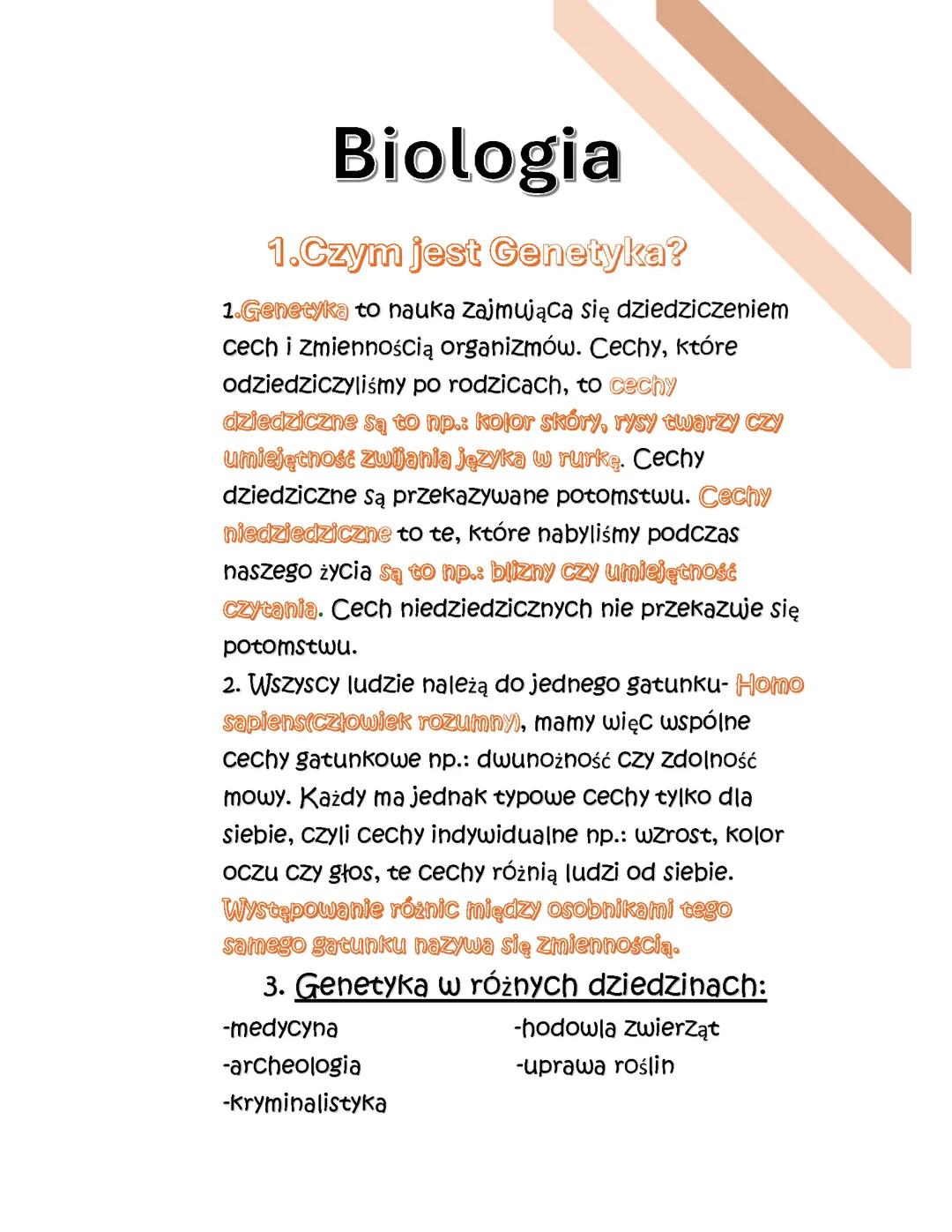 Biologia-Genetyka