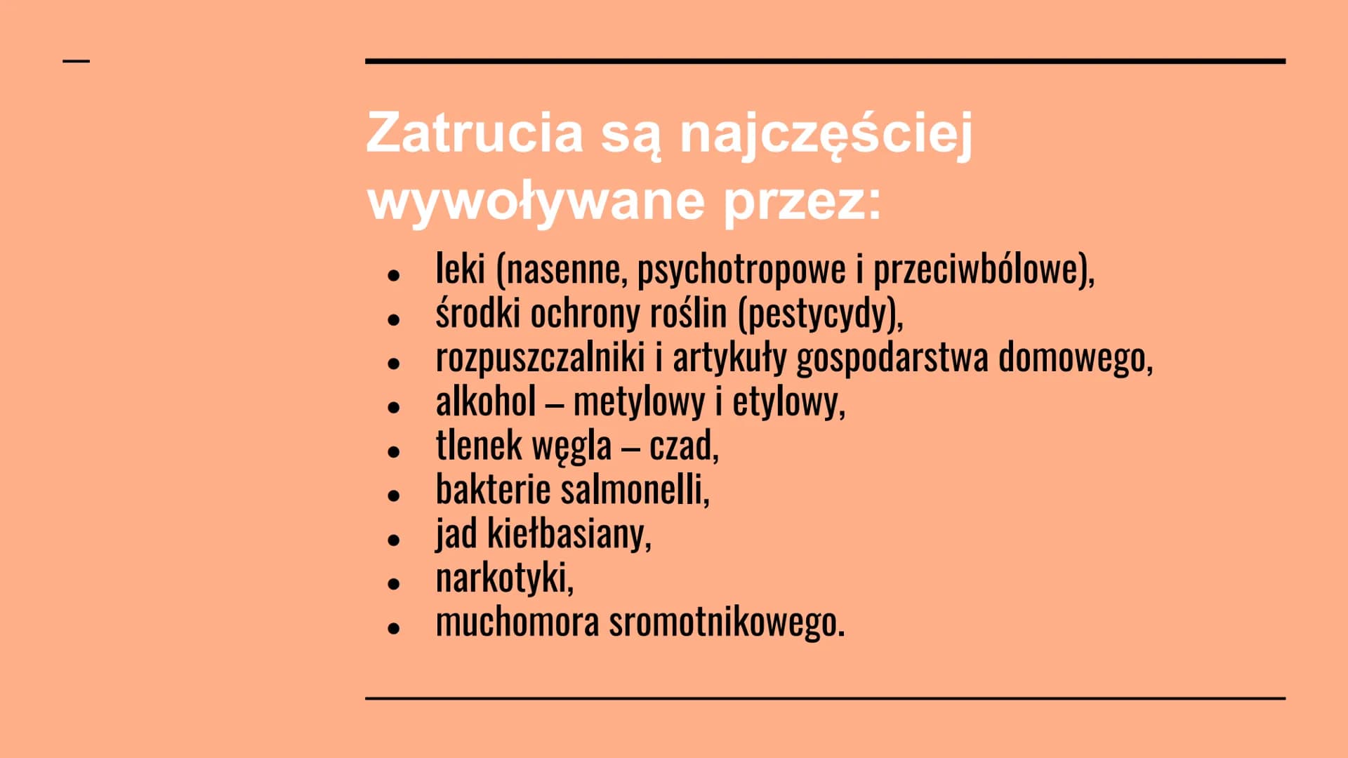 Trucizny oraz
środki
psychoaktywne POISON
Trucizna
substancja organiczna lub nieorganiczna, która po dostaniu się do
organizmu, w stosunkowo