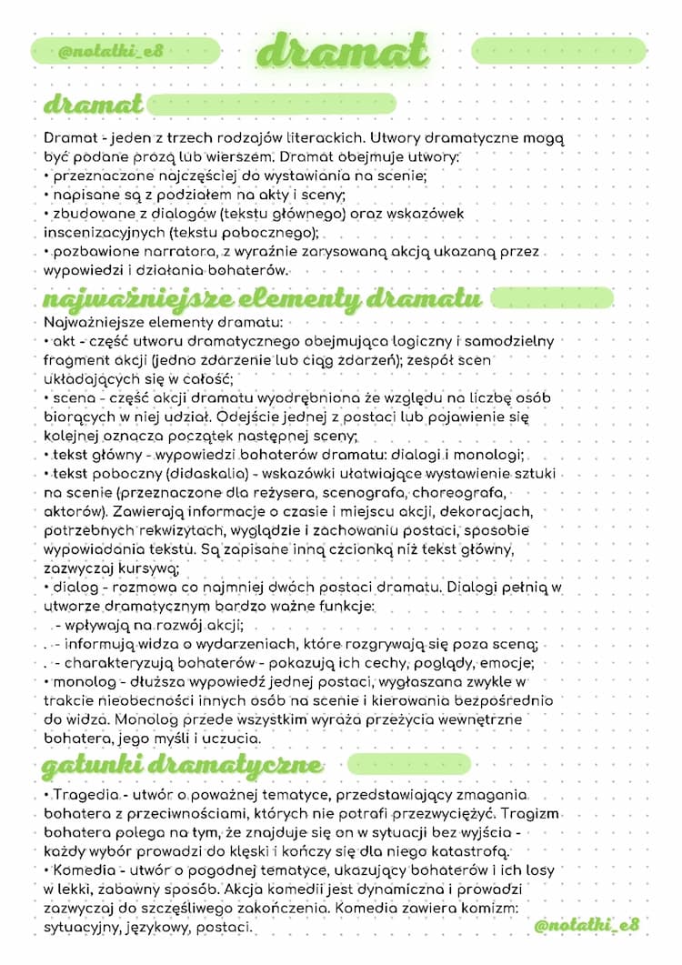 Know dramat - gatunek literacki thumbnail