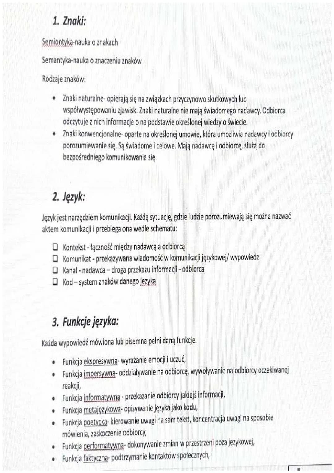 funkcje językowe 