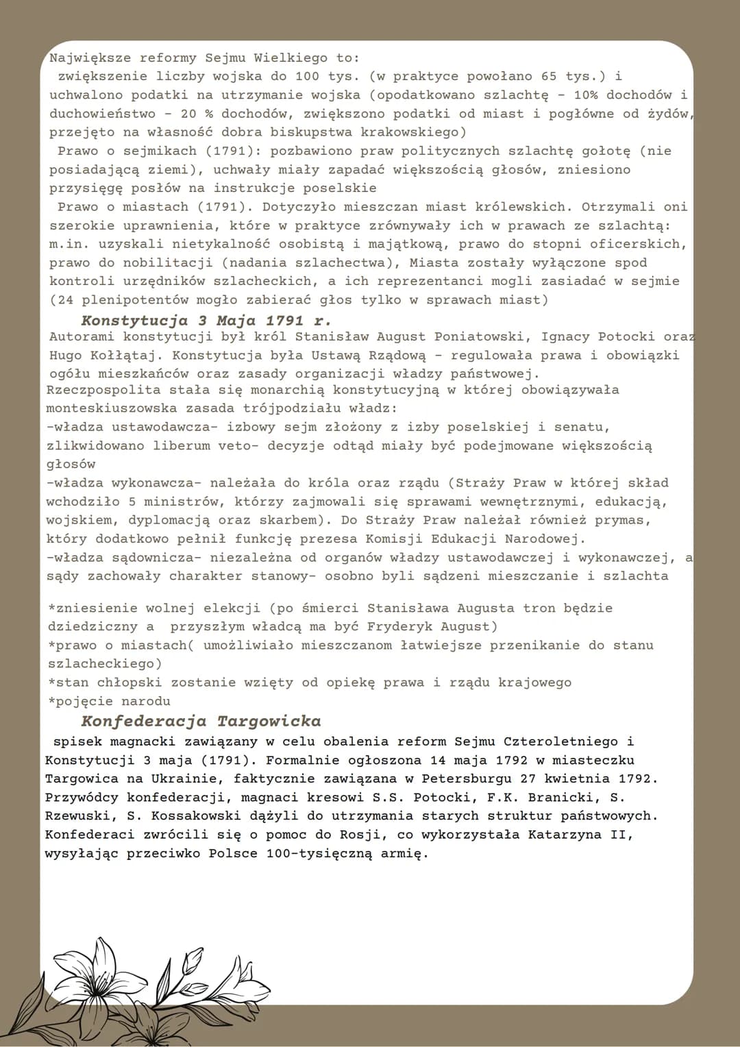 Sejm Niemy
Niestabilna sytuacja na granicach posłużyła Augustowi II za pretekst,
aby wprowadzić do kraju 26-tysięczną saską armię. szlachta 