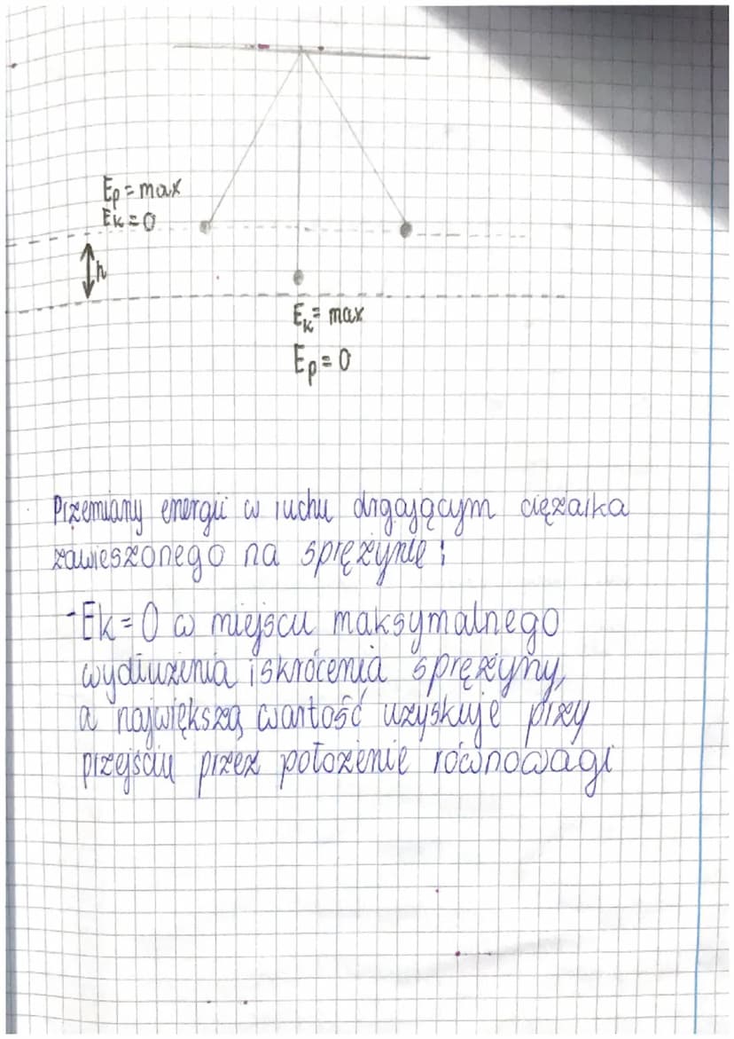 Temat: RUCH DRGAMACY.
tekcja
1. RUCH DRGAYACY to ruch w którym cialo cyklicznie
przemieszcza się tam i spowrotem po tym samym
torze.
2. Przy