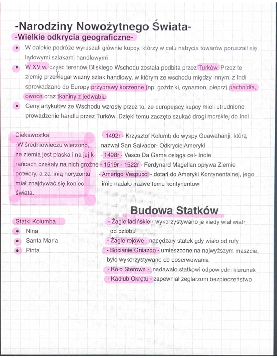 Historia, klasa 6, dział 1