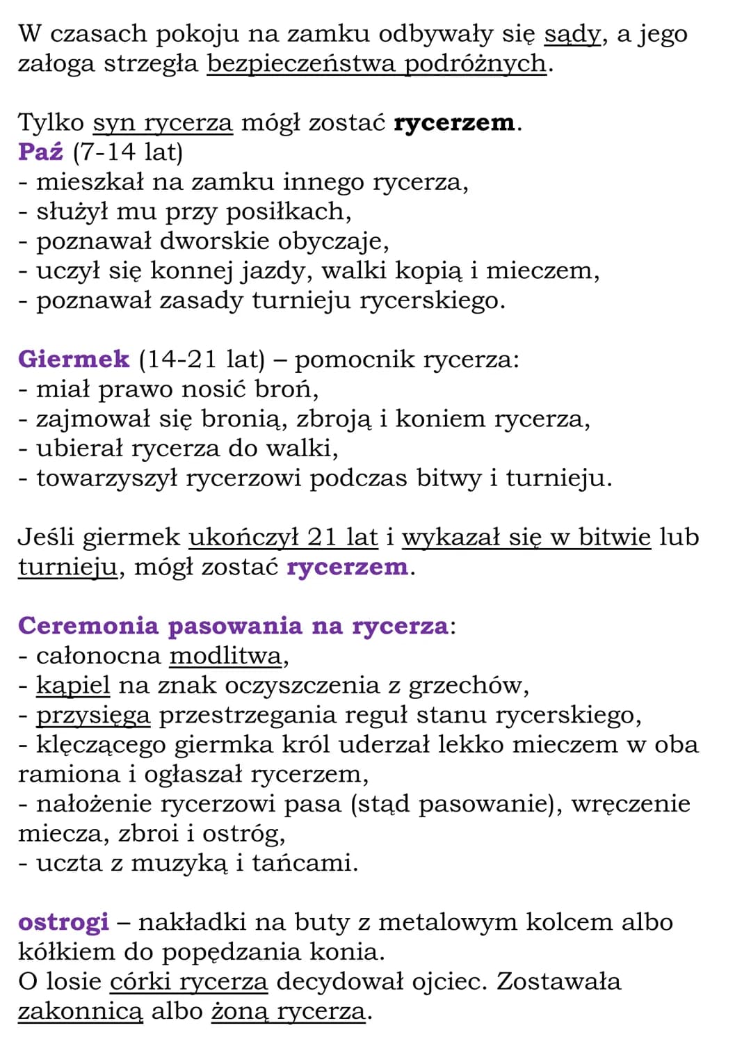 Społeczeństwo
średniowiecznej Europy
Cały Dział
(GWO, kl 5, dział V)
Feudalna Europa
Średniowieczne stany - grupy ludzi, które różniły się
p