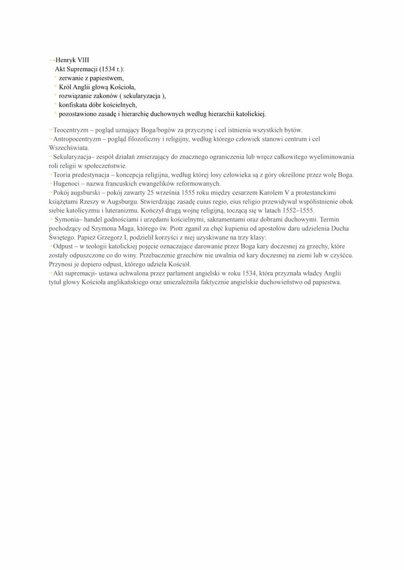 Reformacja
wystąpienie Lutra zapoczątkowało ruch religijny zwany reformacją
w wyniku reformacji Kościół podzielił się na odłamy, nazywane wy