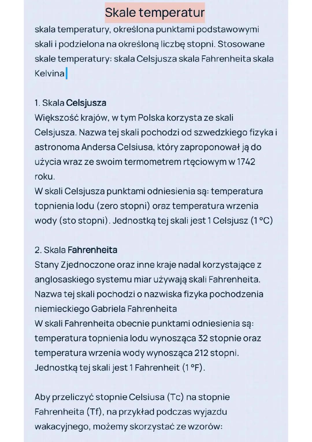 Forståelse av Temperatur Skalaer